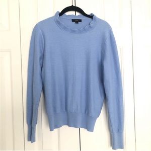 J. Crew Ruffled Neck Sweater